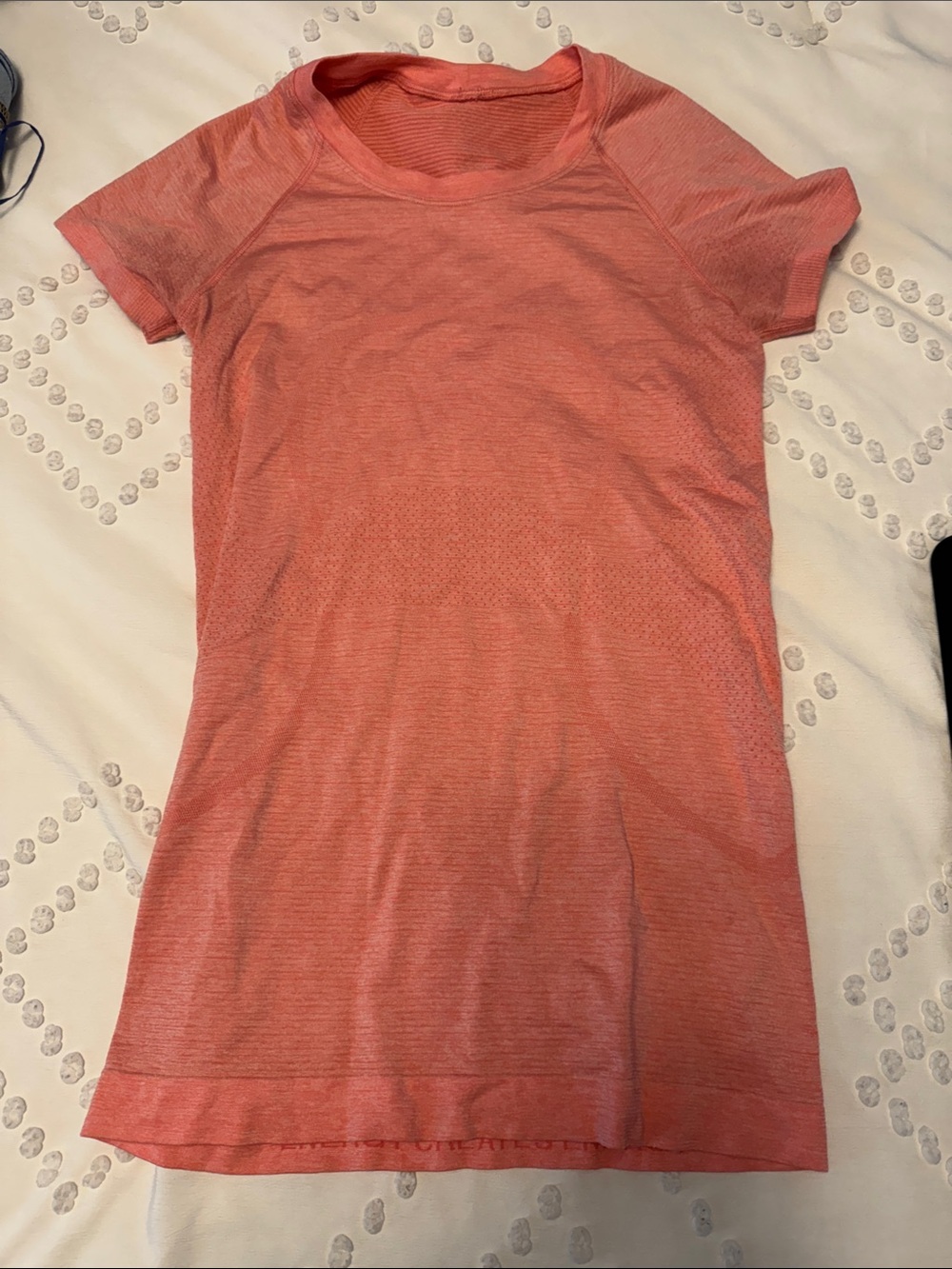 Lulu Lemon Coral Short Sleeve Tee